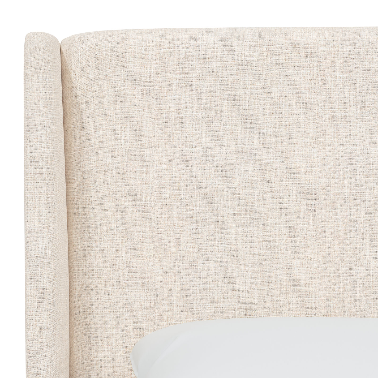 Tilly Upholstered Bed, King, Classic Talc Linen