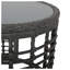 Table d'appoint ronde d'extérieur 18,25 po Tatiana