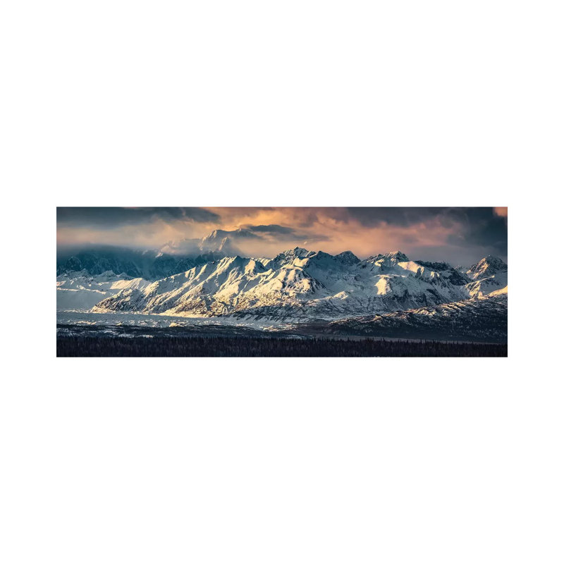 Votre majesté - Denali, Alaska - Giclée sur toile tendue avec châssis, H 12 po x l 36 po