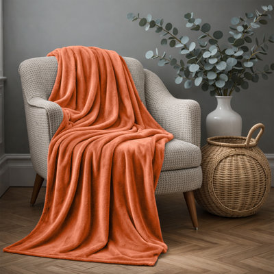 Luxury Double-Sided Mink Flannel Fleece Throw Blanket