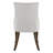 Upholstered Curved Back Dining Chairs with Solid Wood Legs-121318352