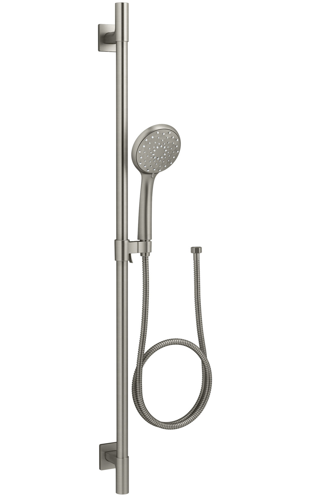 Awaken B110 Premium Slide Bar Kit, Vibrant Brushed Nickel