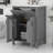 24"Bathroom Vanity Combo With Ceramic Sink, Undermount Bathroom Sink Cabinets With Flip-Out Drawer, Soft-Closing Doors