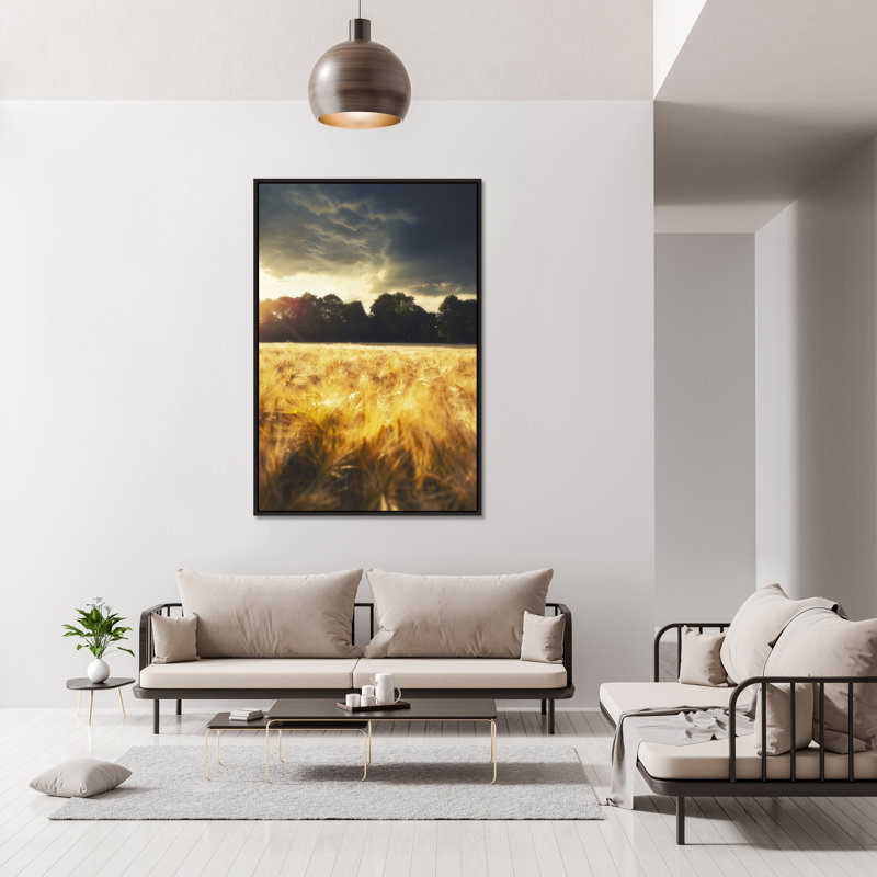 Here And Elsewhere II Print by David Keochkerian, Image Brush Gel, 46.75" H x 31.75" W