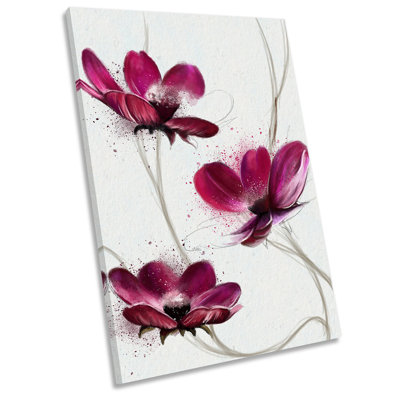 X7766 Flowers - Wrapped Canvas Painting