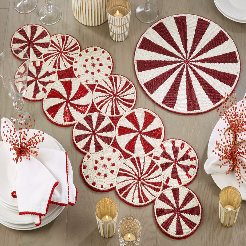 Chemin de table Red Holiday
