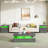 Bhhatu High Gloss Led Coffee Table, Gray-1648199447