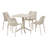 4-Person Outdoor Square Dining Set-1209849098