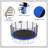 Audiohome Round Backyard Trampoline with Safety Enclosure