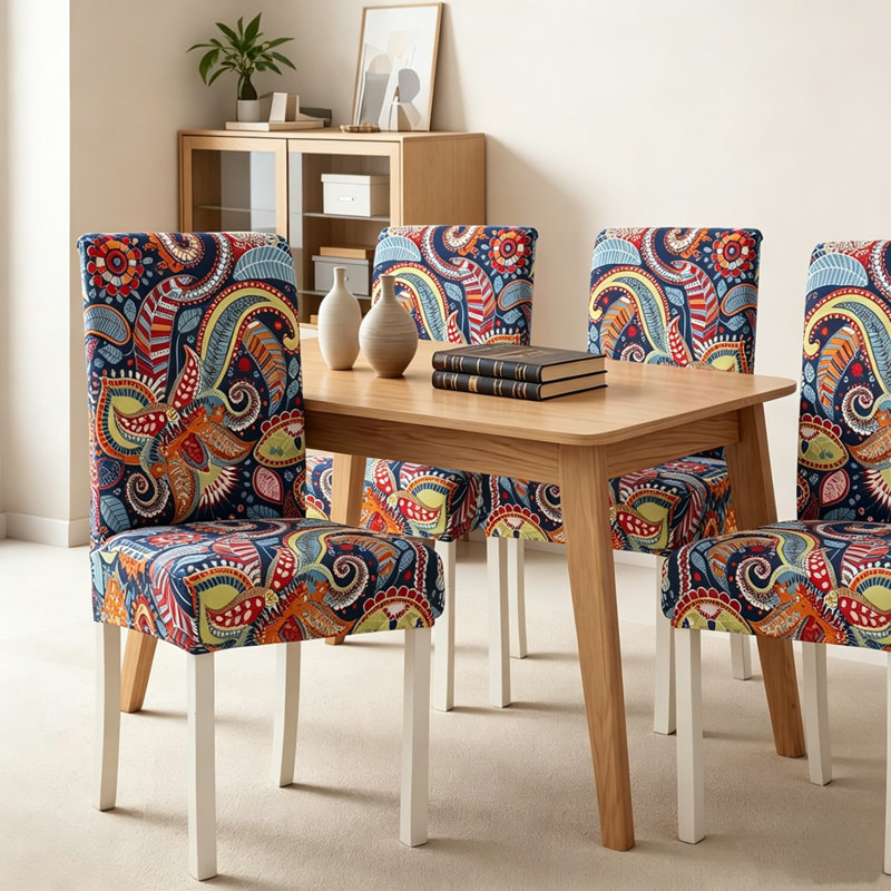 Box Cushion Dining Chair Slipcover
