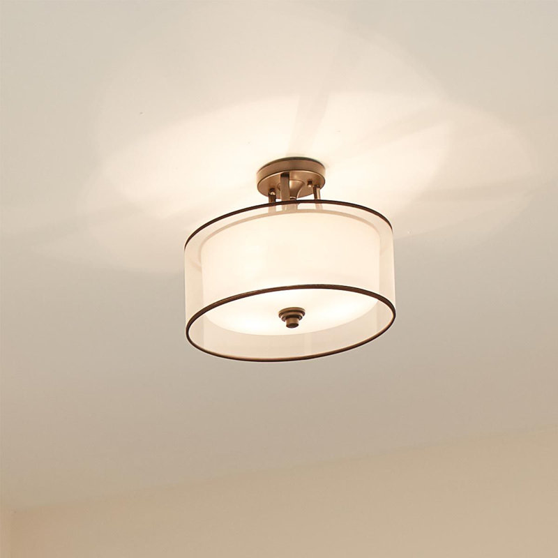 Baytown Glass Semi Flush Mount