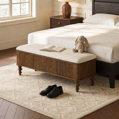 50.8-inch Multi-Functional Storage Ottoman Bench