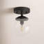 Sasheer Glass Semi Flush Mount-973820370