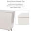Dareen Medium Sideboard, 3 drawers, 2 door, White Wax finish