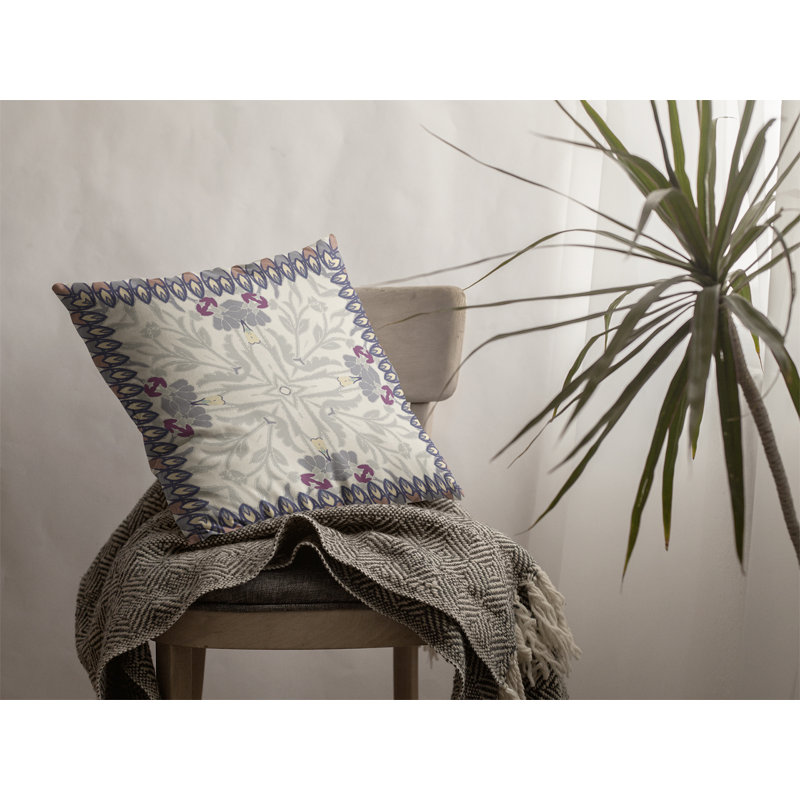  Housse et insert de coussin carré en faux suède, 18 po x 18 po