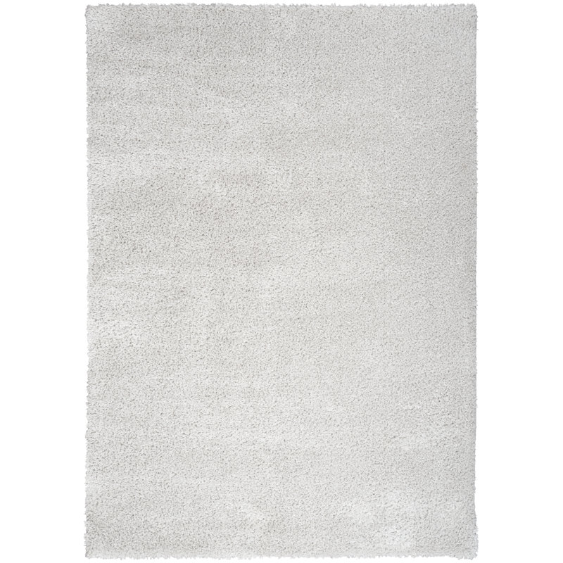 Tapis argenté à poils longs Casmin Pacific, Rectangle 5 pi 3 po x 7 pi 3 po