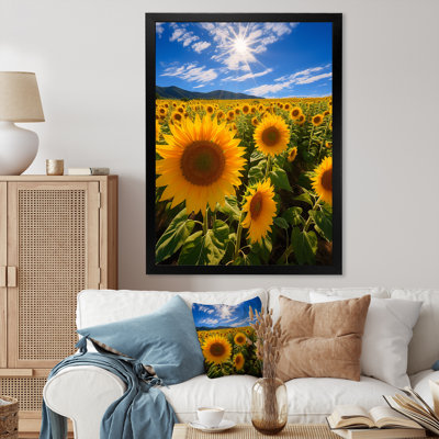 Spain Sunflower Fields Heat Of Inland III " Spain Sunflower Fields Heat Of Inland III "