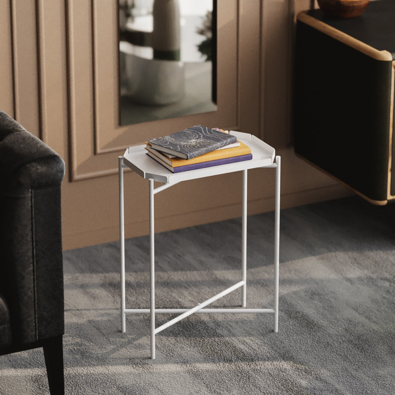 Glorias Coffee Table, 56" H x 26" W x 40" D, White