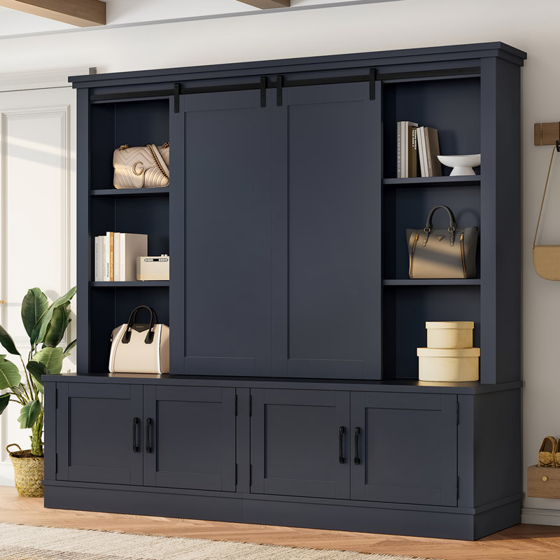 Armoire de rangement Gallitzin, Bleu