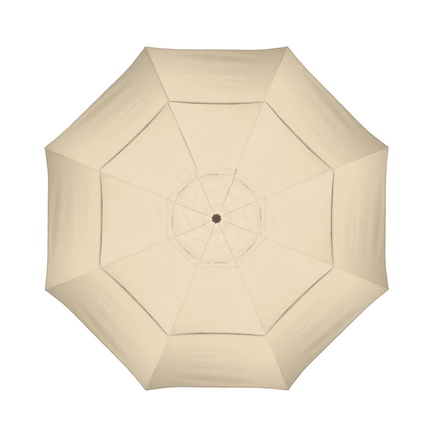 Broadmeade 11' Sunbrella® Umbrella, Hammertone Gray, Antique Beige Sunbrella® Canvas