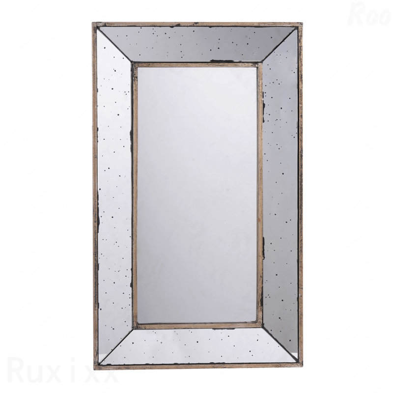 Miroir d'appoint mural 16,5X24 "Traditional, 24 po x 16,5 po, Rectangulaire