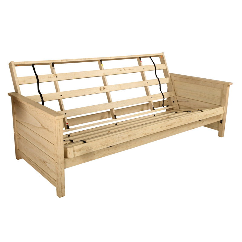 Anders Futon Frame, Mattress Not Included, Weathered White