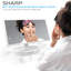 Réveil numérique pointu avec affichage inclinable et pivotant Sharp-90231921