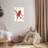 Red Cardinal Unframed Canvas Wall Art  24" X 36"