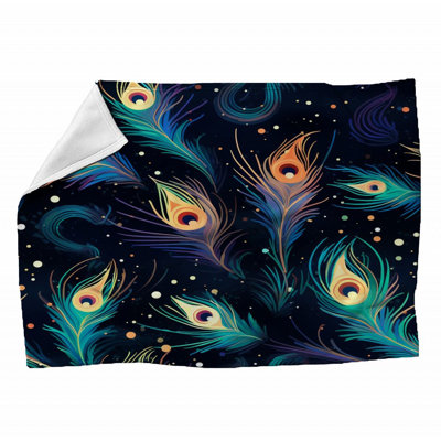 Machine Printed Throw Blanket