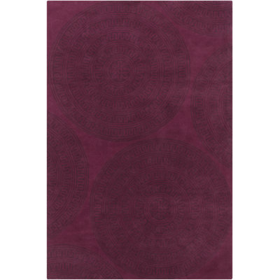 Tapis à motif géométrique en laine touffeté à la main Ailey