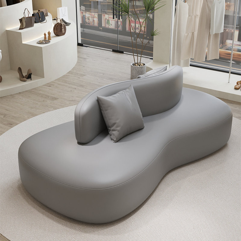 Simple Creative Double-sided Curved Sofa, Gray