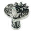 Lily Pads; lily pad & frog large knob decorated with swarovski crystals in finish Chalice-1389486161