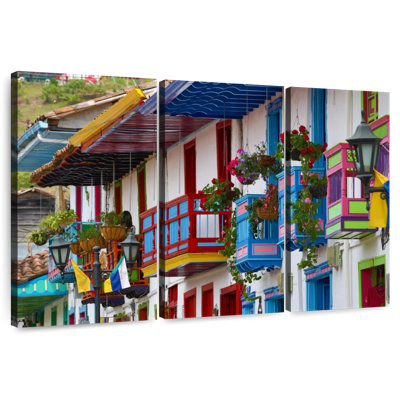 Lilie Colorful Colonial Houses