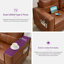 3-Piece Faux Leather Living Room Set-1618253875