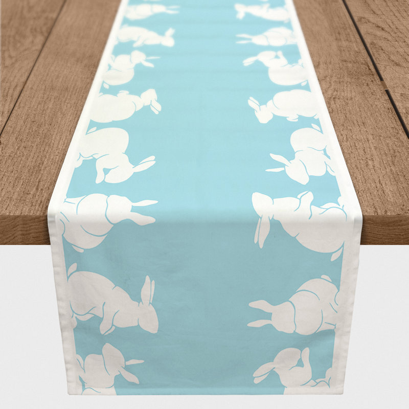 Cohby Rectangle Animal Print Polyester Table Runner, 16" D x 72" L