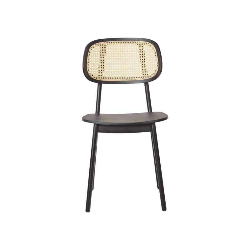 Chaise d'appoint en bois massif Stutz