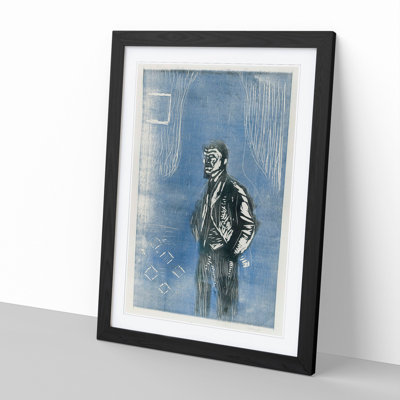 Self-Portrait by Edvard Munch - Picture Frame Painting