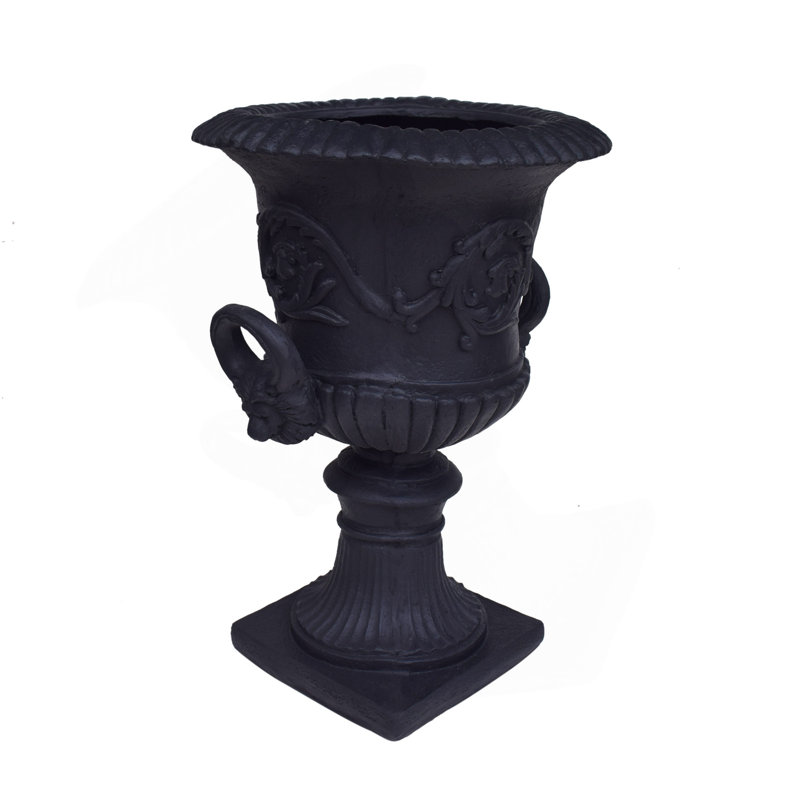 Garden Urn Planter, Black