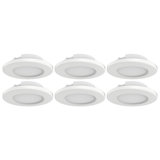 4 po - Luminaire à DEL pour montage en surface - Ensemble de 6 unités - Blanc