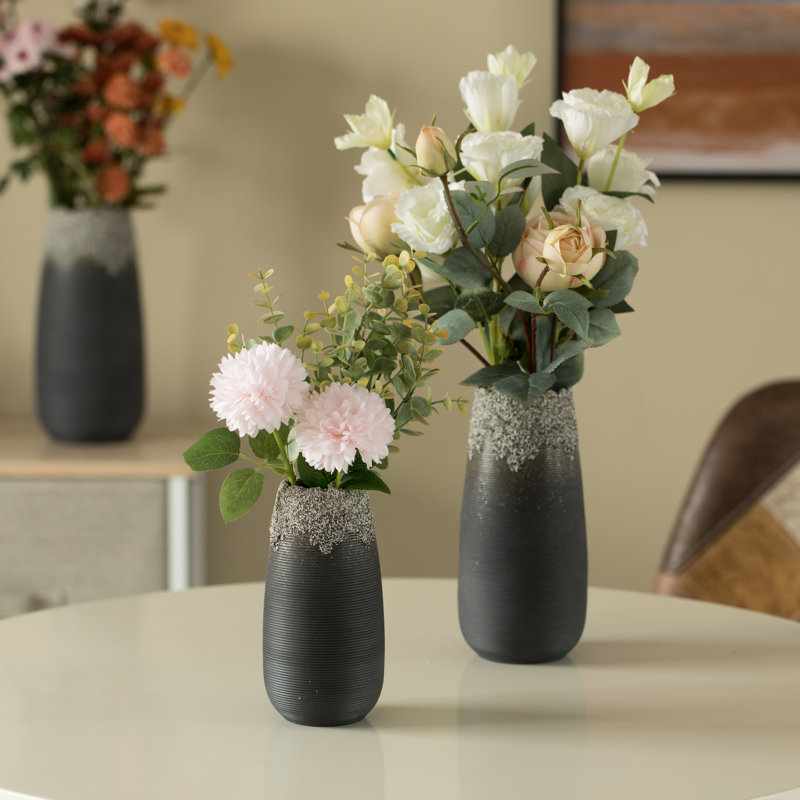 Crystal Table Vase - Set of 3