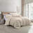 Modern Threads - Beck Comforter Set - Down Alternative Brushed Microfiber - Elegant All Season Bedspread Set - includes Comforter, Shams, & Decorative Pillow-58825146-51159854