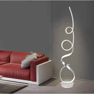 Aila-May 63'' LED Novelty Floor Lamp with USB
