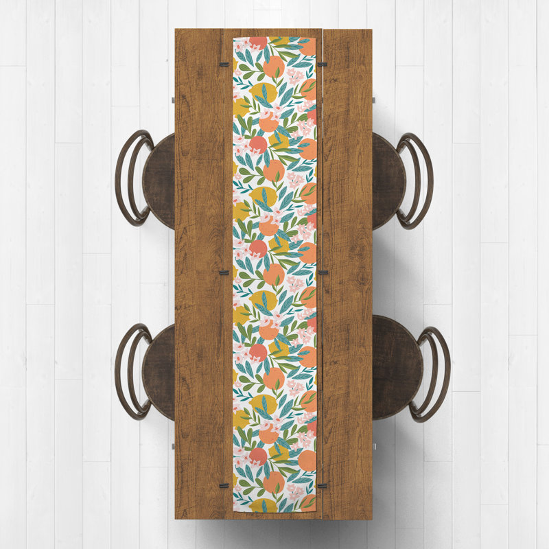Chemin de table 5 agrumes, Blanc