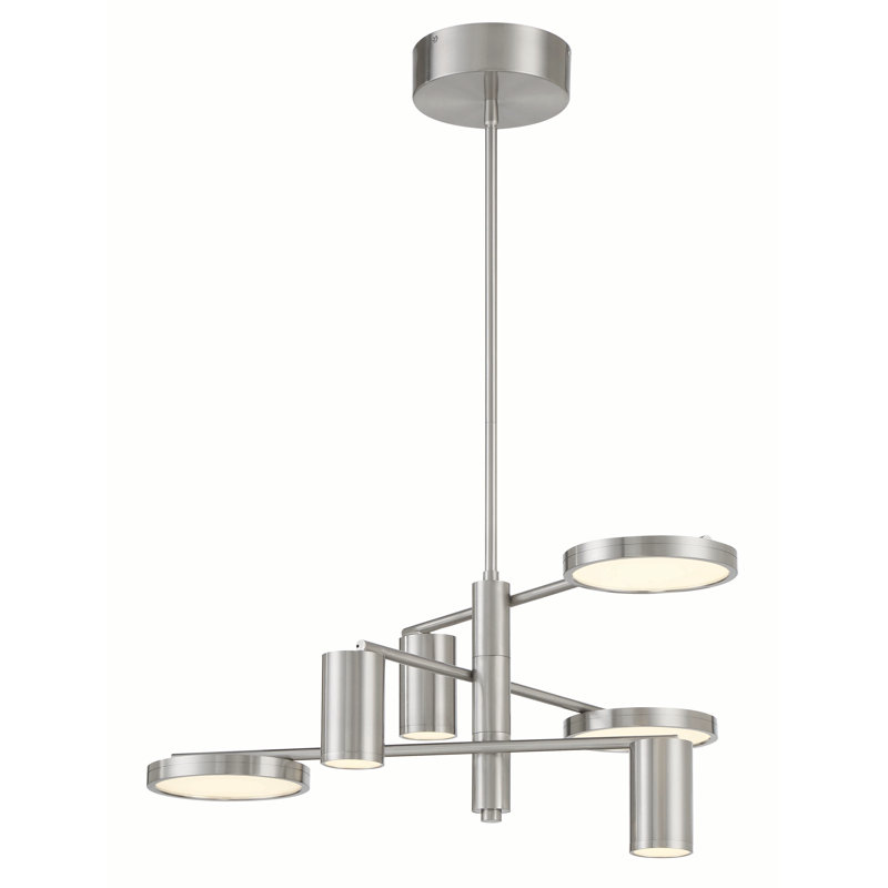 Lustre linéaire moderne à 6 lumières Hemel