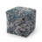 Square Pouf Ottoman - Blue