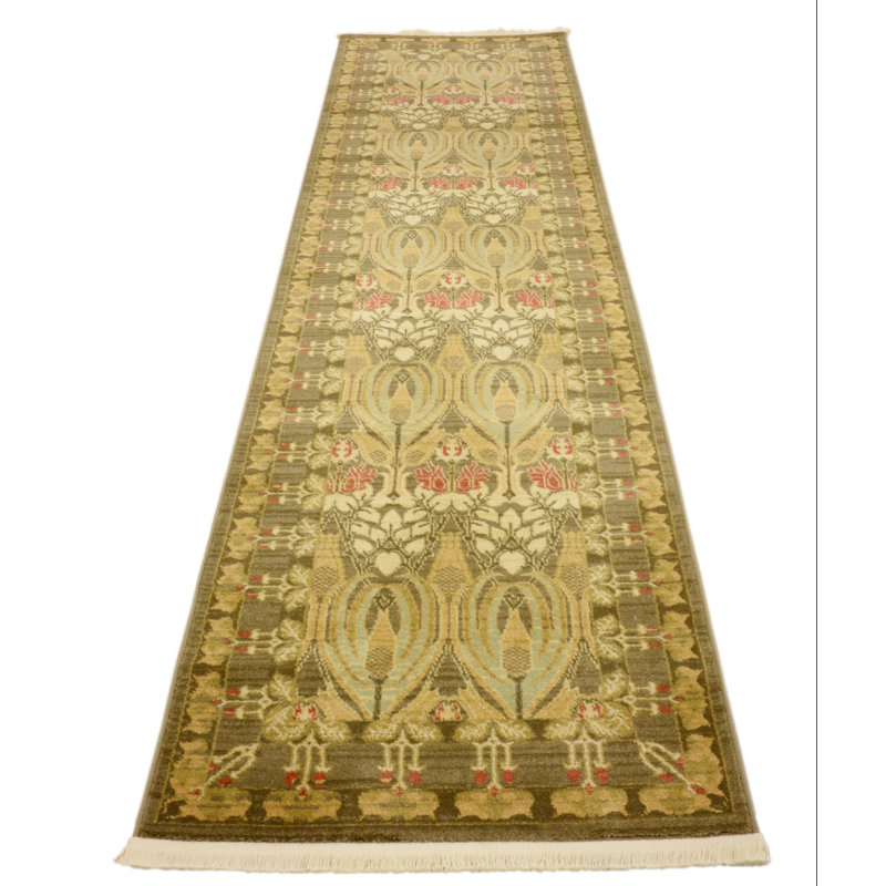Moore Ikat Indoor Rug, Runner 2'7" x 10'