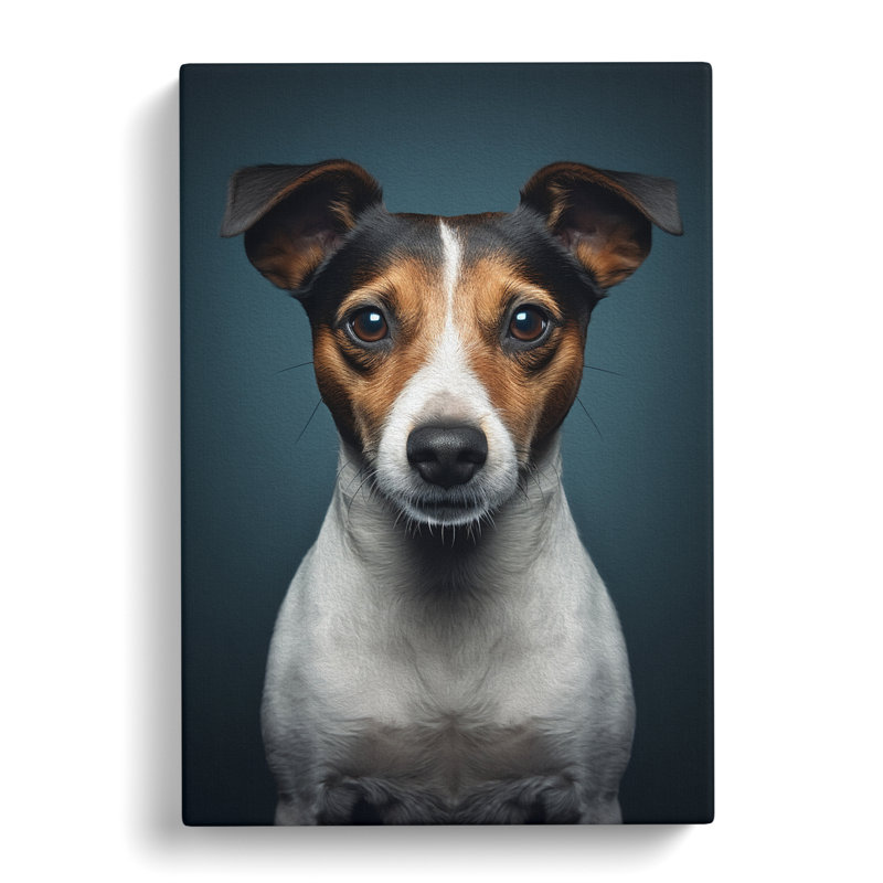 Jack Russell Minimalism No.3 - Print, 50cm H x 35cm W x 3cm D
