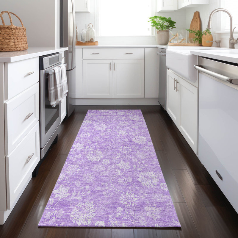 Tapis intérieur / extérieur Myqueal, Tapis de couloir 2 pi 3 po x 7 pi 6 po