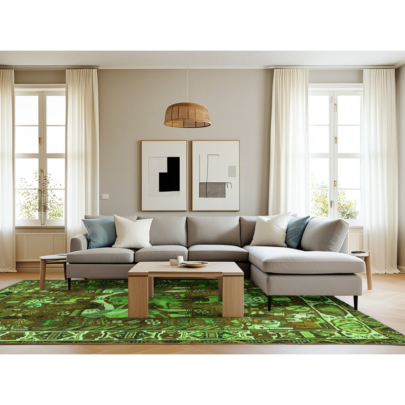 Performance Toile Indoor Rug, Rectangle 8' x 12'