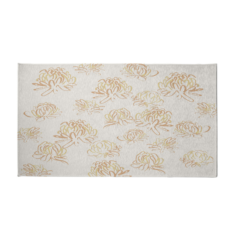 Tapis orange / gris Alvordton, Rectangle 3 pi x 5 pi